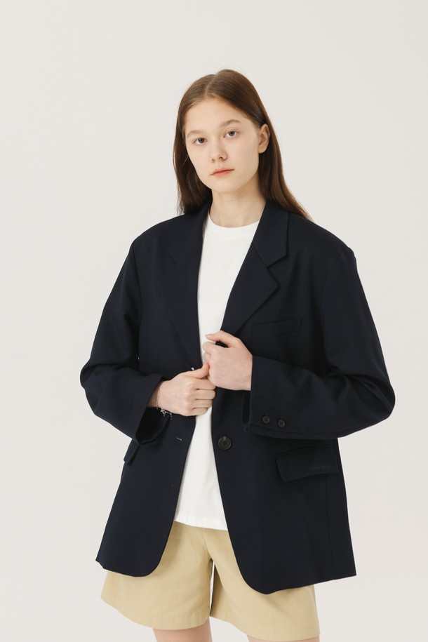 Le Soleil Matinee - 자켓 - Over-Fit Modern Blazer Jacket [NAVY]