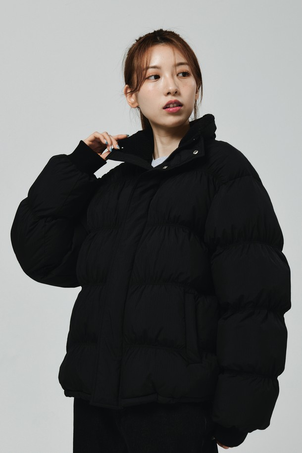 Le Soleil Matinee - 점퍼 - Over Fit Puffer Padded Jacket [BLACK]