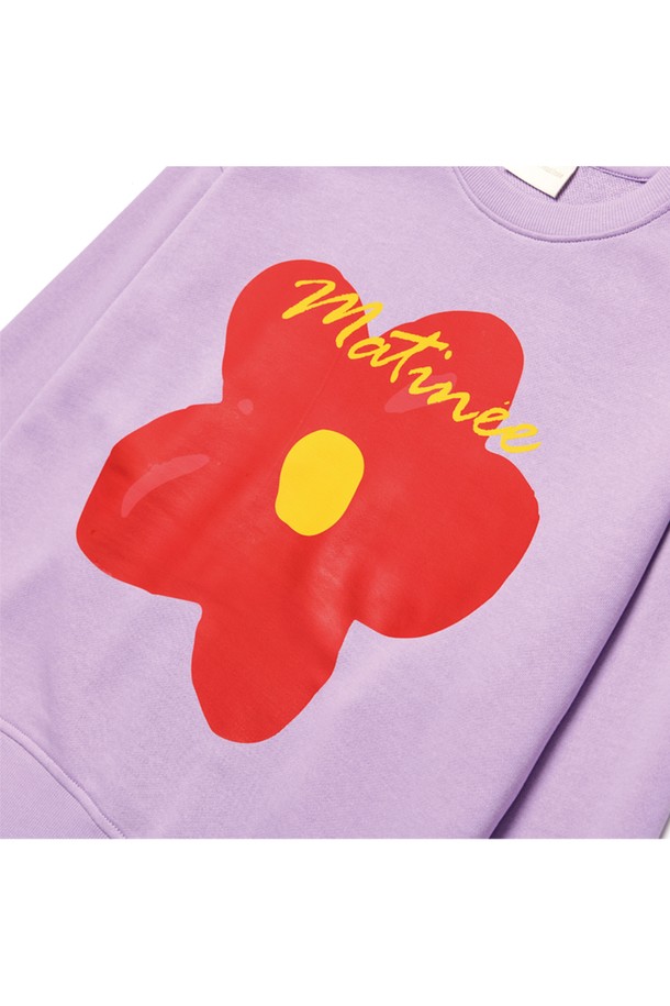 Le Soleil Matinee - 스웻셔츠 - [기모 옵션] Doodle Camellia Sweat Shirts [LAVENDER]