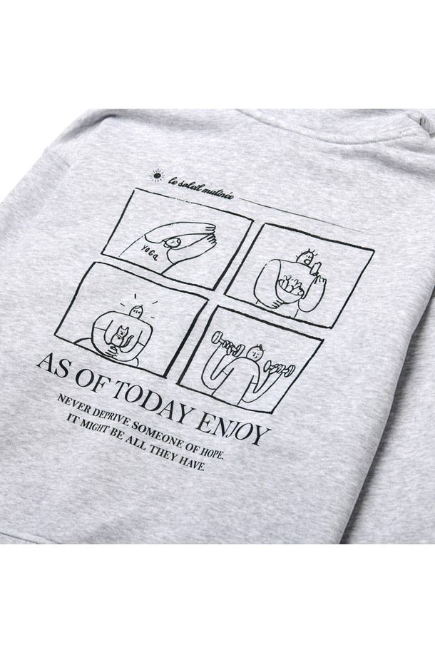 Le Soleil Matinee - 후디 - Ordinary Day Hoodies [MELANGE GREY]