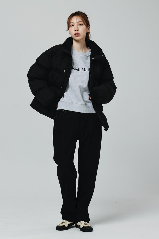 Le Soleil Matinee - 점퍼 - Over Fit Puffer Padded Jacket [BLACK]