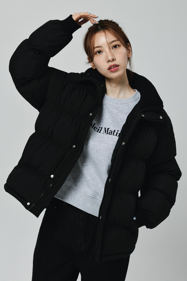 Le Soleil Matinee - 점퍼 - Over Fit Puffer Padded Jacket [BLACK]