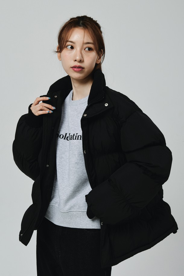 Le Soleil Matinee - 점퍼 - Over Fit Puffer Padded Jacket [BLACK]