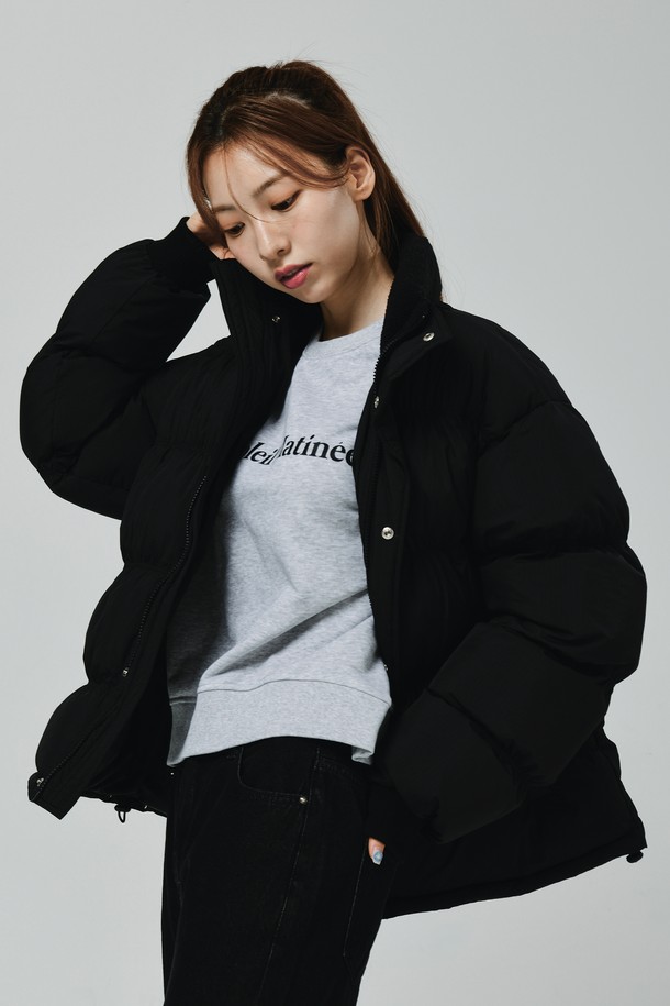 Le Soleil Matinee - 점퍼 - Over Fit Puffer Padded Jacket [BLACK]