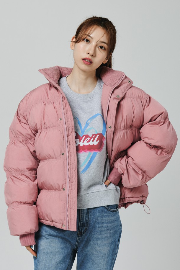 Le Soleil Matinee - 점퍼 - Over Fit Puffer Padded Jacket [PINK]