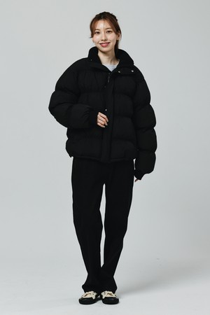 Over Fit Puffer Padded Jacket [BLACK]