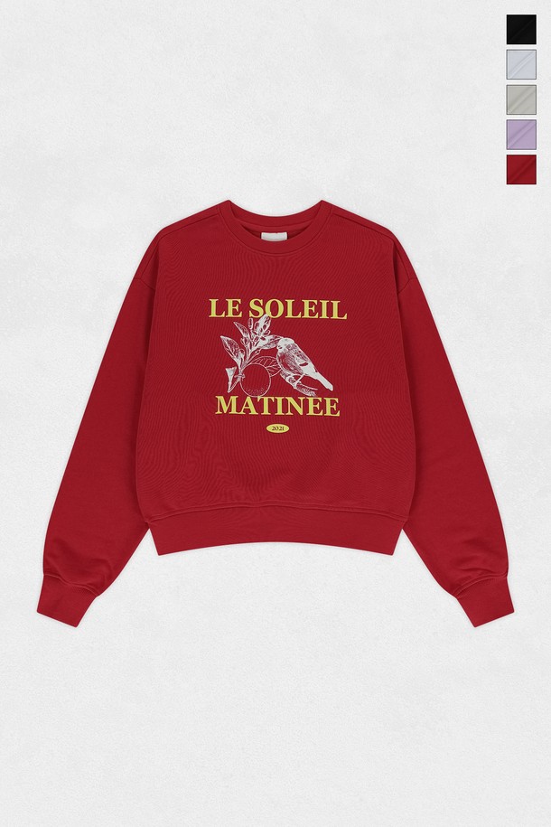 Le Soleil Matinee - 긴소매 티셔츠 - [기모 옵션] Natural Harmony Graphic Sweat Shirts (5컬러)