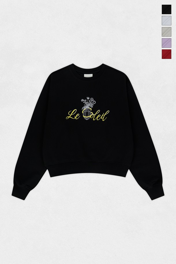 Le Soleil Matinee - 긴소매 티셔츠 - [기모 옵션] Vintage Vase Graphic Sweat Shirts (5컬러)