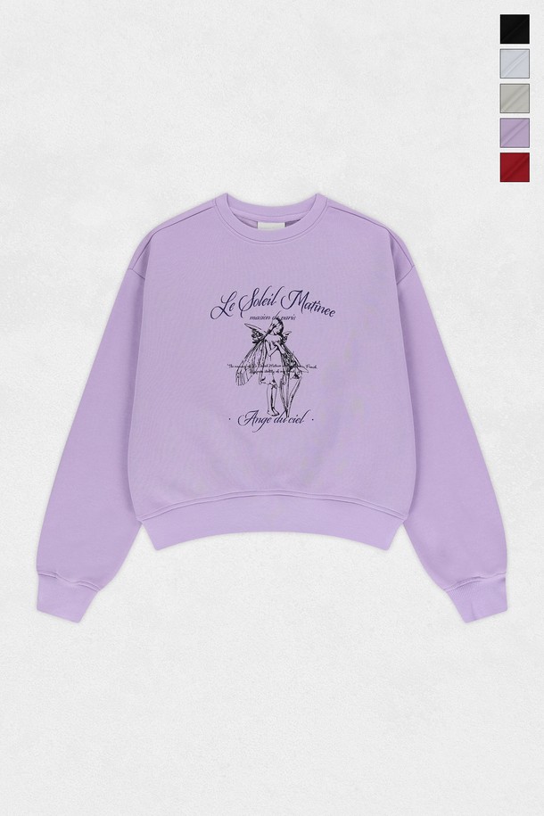 Le Soleil Matinee - 긴소매 티셔츠 - [기모 옵션] Celestial Grace Graphic Sweat Shirts (5컬러)