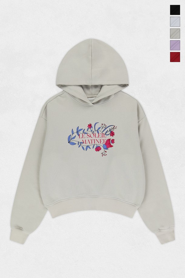 Le Soleil Matinee - 긴소매 티셔츠 - Garden of Colors Graphic Sweat Hoodie (5컬러)