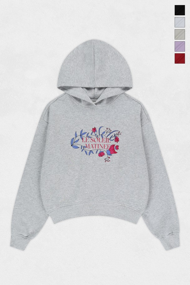 Le Soleil Matinee - 긴소매 티셔츠 - Garden of Colors Graphic Sweat Hoodie (5컬러)