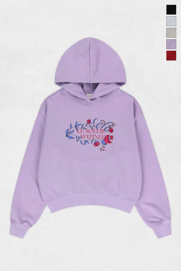 Le Soleil Matinee - 긴소매 티셔츠 - Garden of Colors Graphic Sweat Hoodie (5컬러)