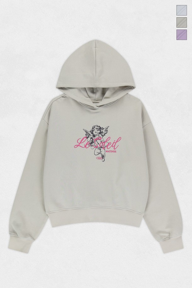 Le Soleil Matinee - 긴소매 티셔츠 - Angel Flight Graphic Sweat Hoodie (3컬러)