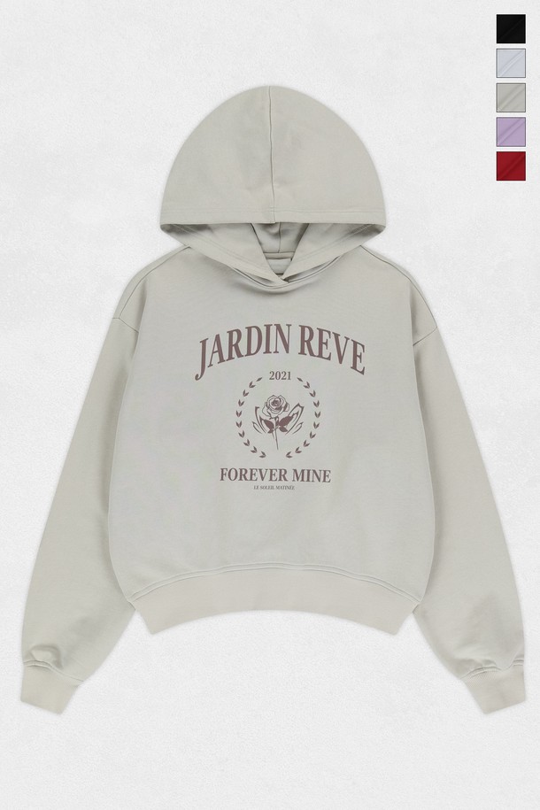 Le Soleil Matinee - 긴소매 티셔츠 - Jardin Reve Graphic Sweat Hoodie (5컬러)