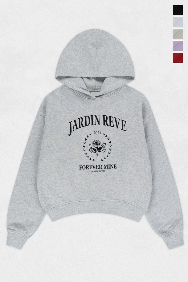 Le Soleil Matinee - 긴소매 티셔츠 - Jardin Reve Graphic Sweat Hoodie (5컬러)