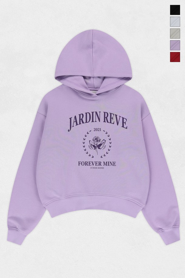 Le Soleil Matinee - 긴소매 티셔츠 - Jardin Reve Graphic Sweat Hoodie (5컬러)