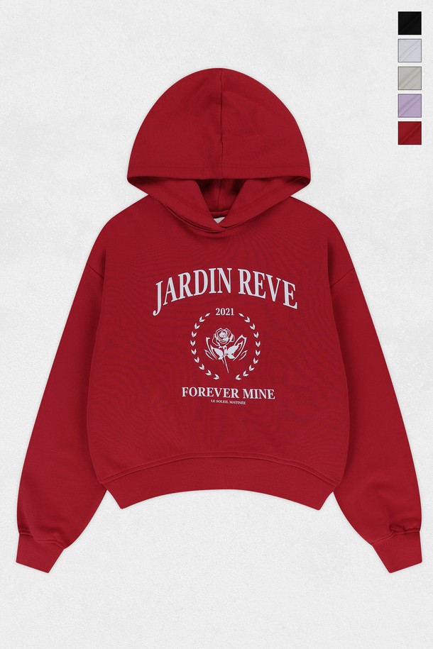 Le Soleil Matinee - 긴소매 티셔츠 - Jardin Reve Graphic Sweat Hoodie (5컬러)