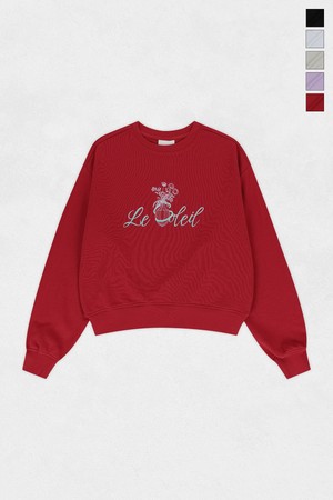 [기모 옵션] Vintage Vase Graphic Sweat Shirts (5컬러)