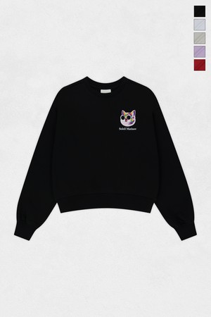 [기모 옵션] Mini Fancy Kitty Wapen Sweat Shirts (5컬러)