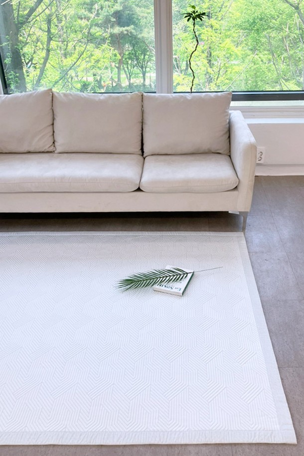 HANIL CARPET - 홈패브릭 - [한일카페트] 스노우 듀라론 쿨 냉감 여름 러그 200x300