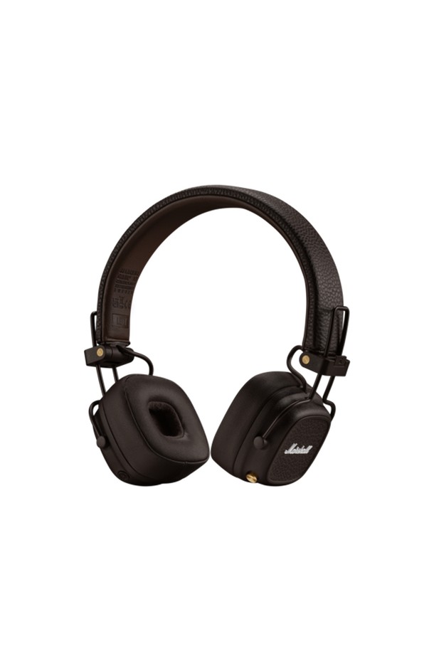 마샬 메이저5 블루투스 헤드폰 MAJOR5 [공식수입원 소비코AV 정품]은 블랙, 크림, 브라운, 미드나잇 블루 4가지 색상으로 출시되었습니다. 블루투스 5.3을 지원하며, 노이즈 캔슬링 기능과 최대 100시간 이상 사용 가능한 긴 배터리 수명이 특징입니다. 15분 충전으로 최대 15시간 사용 가능하며, 3시간 충전으로 완충됩니다. 접이식 디자인과 186g의 가벼운 무게로 휴대성이 뛰어나며, 커스터마이즈 가능한 M버튼, 온이어 디자인, 내장 마이크를 제공합니다. 80% 재활용 플라스틱, PVC-free, 94% 재활용 포장재를 사용하여 환경을 생각했습니다.
