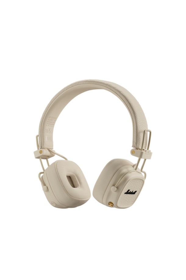 마샬 메이저5 블루투스 헤드폰은 최대 100시간 이상 무선 재생이 가능한 고성능 헤드폰입니다. 15분 충전으로 최대 15시간 사용 가능하며, USB-C 타입 충전을 지원합니다. 블랙, 크림, 브라운, 미드나잇블루 4가지 색상으로 출시되었으며, 40mm 다이나믹 드라이버를 통해 20Hz-20kHz의 풍부한 음역대를 제공합니다. 3.5mm 오디오 케이블 연결 및 스포티파이 연동을 지원하며, 접이식 디자인으로 휴대성을 높였습니다. 80% 재활용 플라스틱과 94% 재활용 종이 포장재를 사용하여 친환경적인 가치를 더했습니다.
