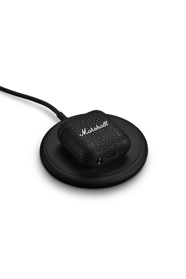 마샬 마이너4 블루투스 이어폰은 Black과 Cream 두 가지 색상으로 출시되었으며, 터치 컨트롤, 자동 재생/정지, 무선 충전, IPX4 방수 기능 등을 제공합니다. 이어버드는 한 번 충전으로 최대 7시간, 충전 케이스 포함 시 30시간 이상 사용 가능하며, 15분 급속 충전으로 3시간 재생이 가능합니다. 7.39g의 가벼운 이어버드와 39.41g의 충전 케이스, 90% 재활용 플라스틱 사용, LE Audio 지원, OTA 업데이트를 지원합니다.
