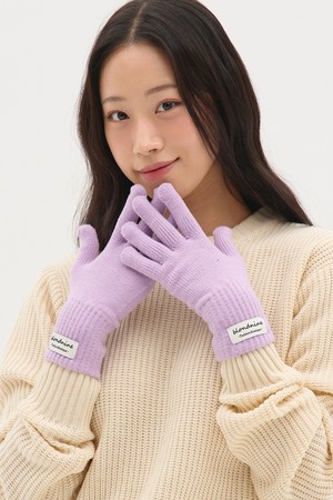데일리 베이직 핑거홀 니트 장갑  9 COLOR