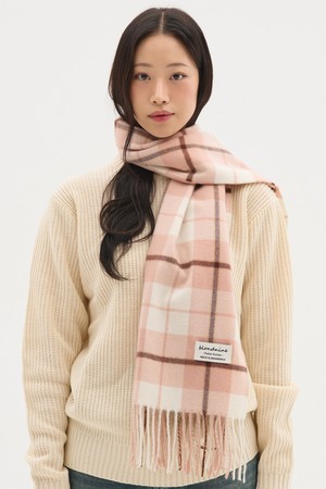 데일리 베이직 배색 체크 머플러 11 COLORS