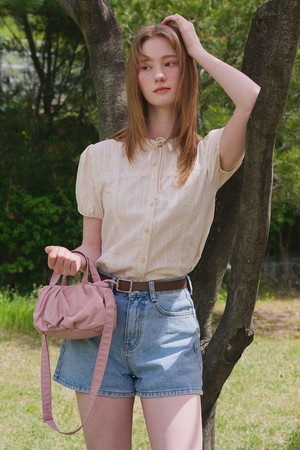 미니 머핀 크로스백 슈가핑크