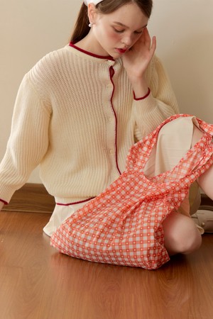 리유저블 에그백 레드체크