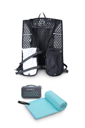 러닝 스타터 세트 러닝 조끼+마이크로화이바타월 XS