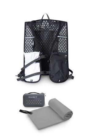 러닝 스타터 세트 러닝 조끼+마이크로화이바타월 XS