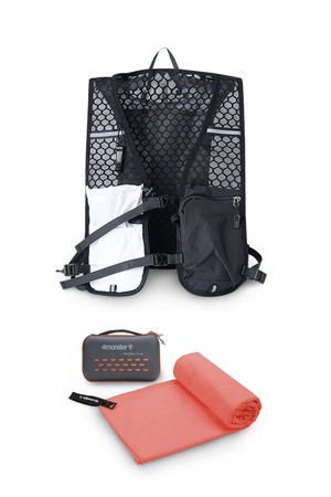 러닝 스타터 세트 러닝 조끼+마이크로화이바타월 XS