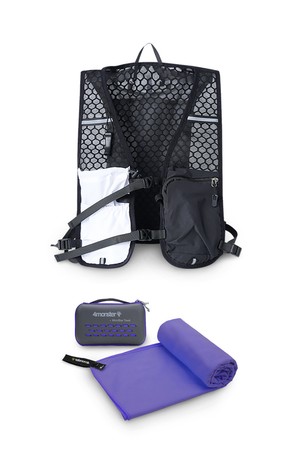 러닝 스타터 세트 러닝 조끼+마이크로화이바타월 XS