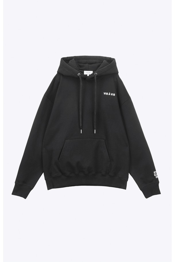 VIS Ā VIS  - 후디 - V LOGO UNISEX HOODED SWEATSHIRT