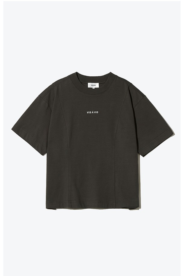 VIS Ā VIS  - 반소매 티셔츠 - VIS Ā VIS LOGO T-SHIRT (2COLORS)