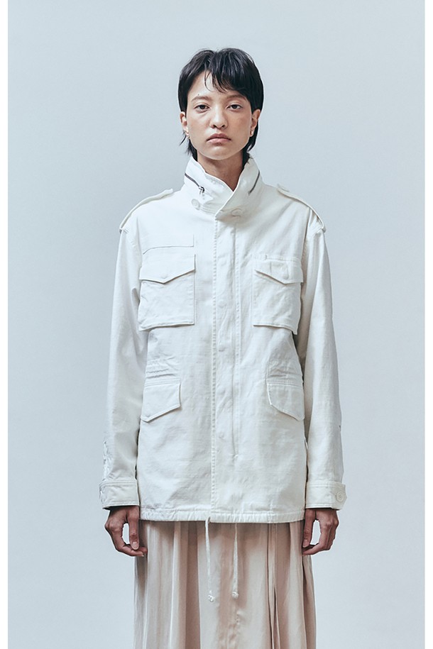 VIS Ā VIS  - 자켓 - M-65 FIELD JACKET (WHITE)