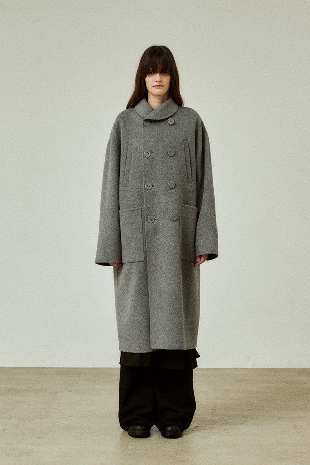 VIS Ā VIS  - 코트 - [FW22] LONG MACKINAW COAT