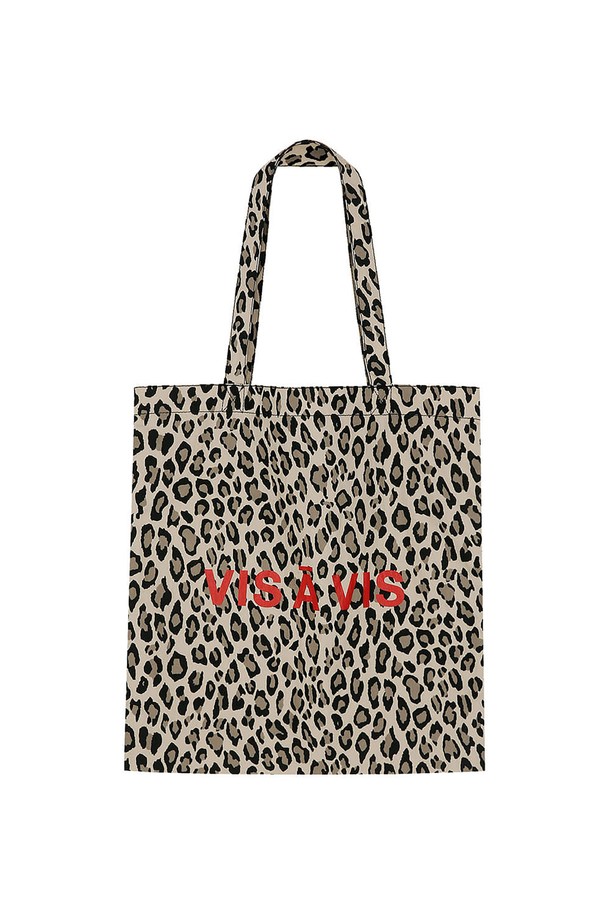 VIS Ā VIS  - 숄더백 - LEOPARD TOTE BAG