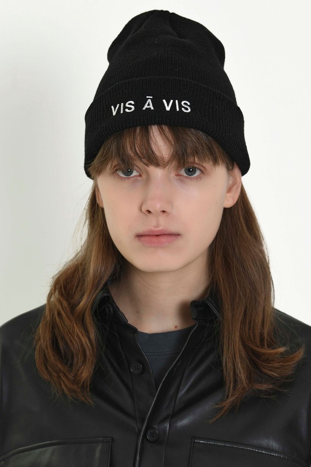 VIS Ā VIS  - 모자 - EMBROIDERED BEANIE