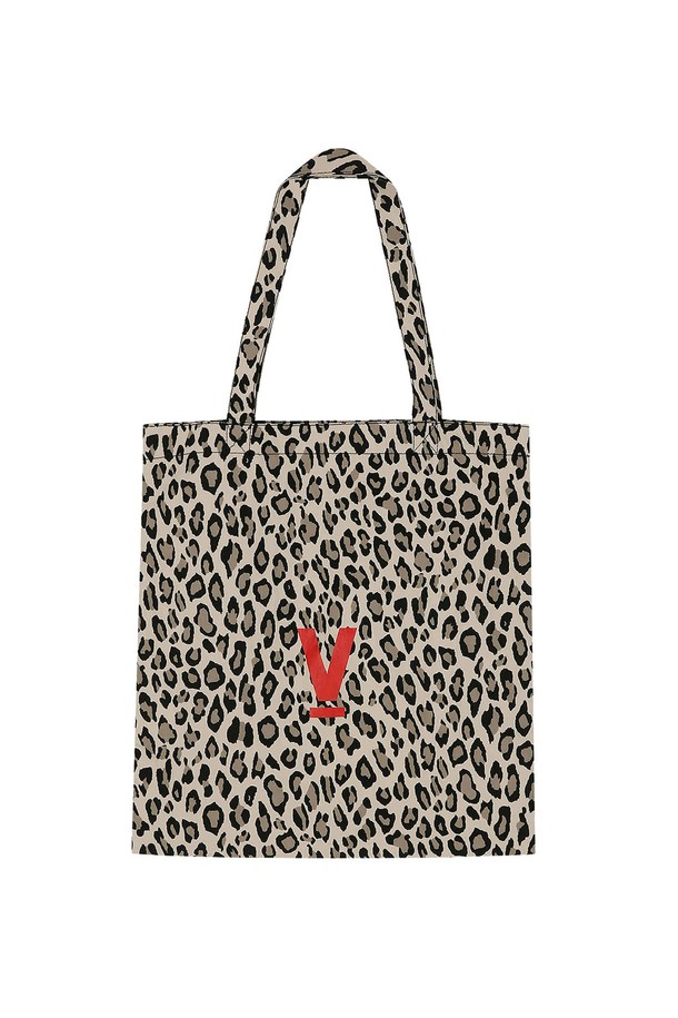 VIS Ā VIS  - 숄더백 - LEOPARD TOTE BAG