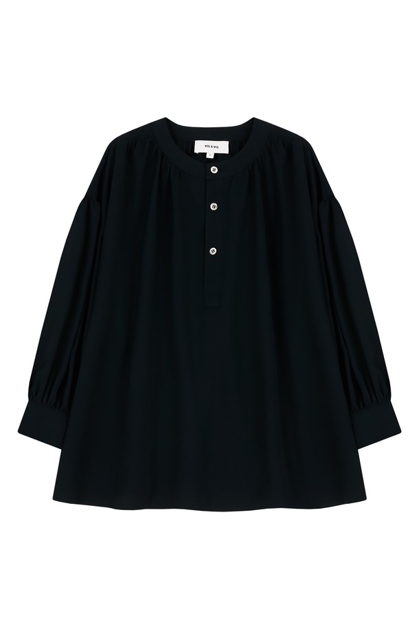 VIS Ā VIS  - 블라우스 - [SS23] GATHERED BLOUSE