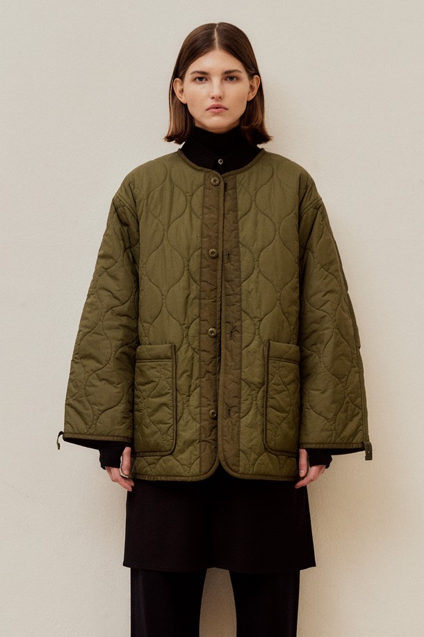 VIS Ā VIS  - 자켓 - [FW23] QUILTED JACKET (KHAKI)