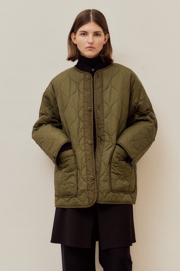 VIS Ā VIS  - 자켓 - [FW23] QUILTED JACKET (KHAKI)