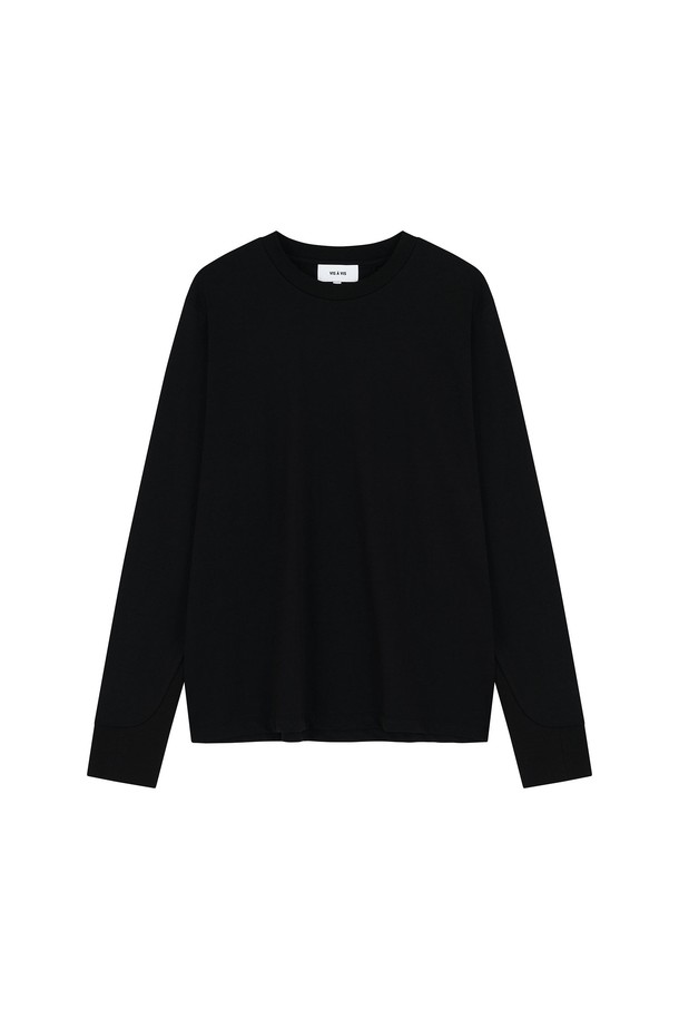 VIS Ā VIS  - 긴소매 티셔츠 - [FW24] LONG SLEEVED CREW NECK TEE SHIRT