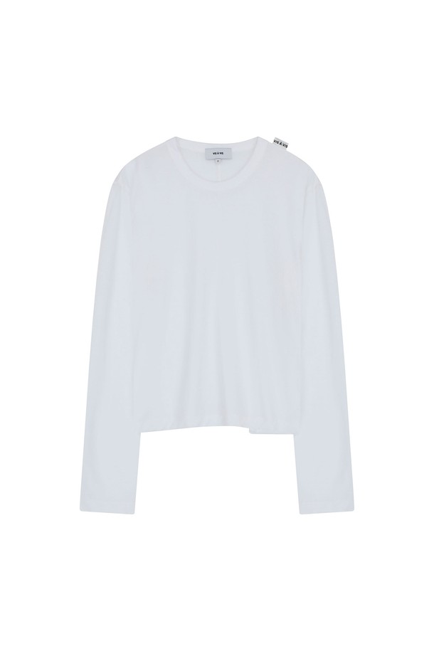 VIS Ā VIS  - 긴소매 티셔츠 - COTTON LS CENTER BACK SEAM TEE SHIRT (4COLORS)