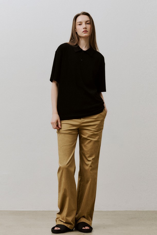 VIS Ā VIS  - 롱/미디팬츠 - NEW WIDE LEG PANTS (2COLORS)