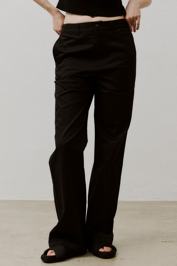 VIS Ā VIS  - 롱/미디팬츠 - NEW WIDE LEG PANTS (2COLORS)