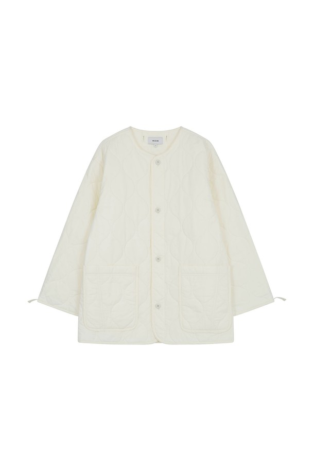 VIS Ā VIS  - 자켓 - QUILTED JACKET (IVORY)